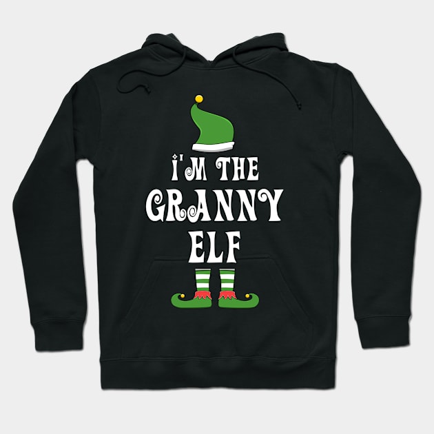 Granny Elf for Matching Family Christmas Group Hoodie by jkshirts